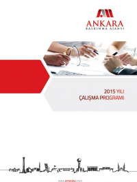 Ankara Kalkınma Ajansı 2015 Yılı Çalışma Programı