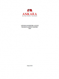 Ankara Kalkınma Ajansı 2019 Yılı Faaliyet Raporu