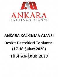 Ankara Kalkınma Ajansı 17-18 Şubat 2020 Devlet Destekleri Toplantısı- TÜBİTAK-Ufuk_2020