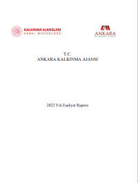 Ankara Kalkınma Ajansı 2022 Yılı Faaliyet Raporu 